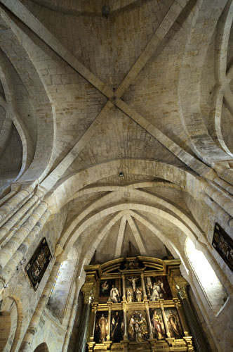 Bóveda de la capilla mayor de la iglesia de Fitero